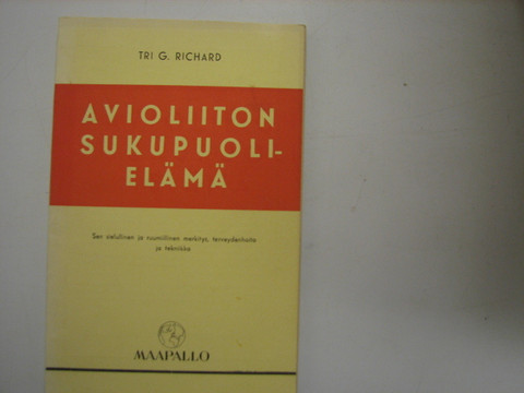 Avioliiton sukupuolielämä, Tri G. Richard