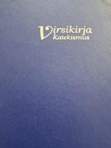 Taskuvirsikirja + Katekismus, kovakantinen, sininen