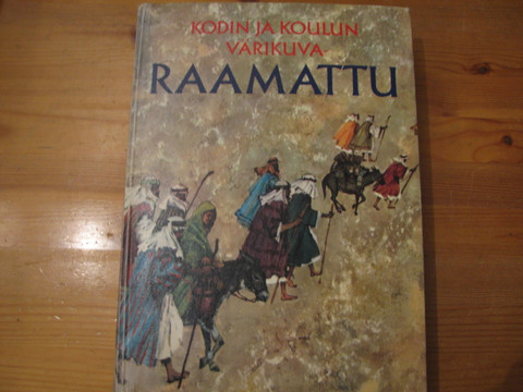 Kodin ja koulun värikuva Raamattu, Olavi Aula