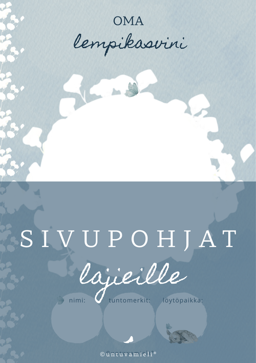 UNTUVALEHDON KASVIOPOHJA