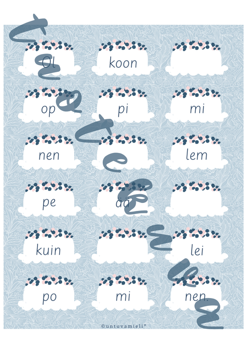 KAKKUJULISTE OPPIMINEN