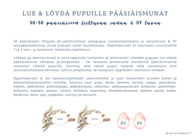 LUE & LÖYDÄ PUPUILLE PÄÄSIÄISMUNAT