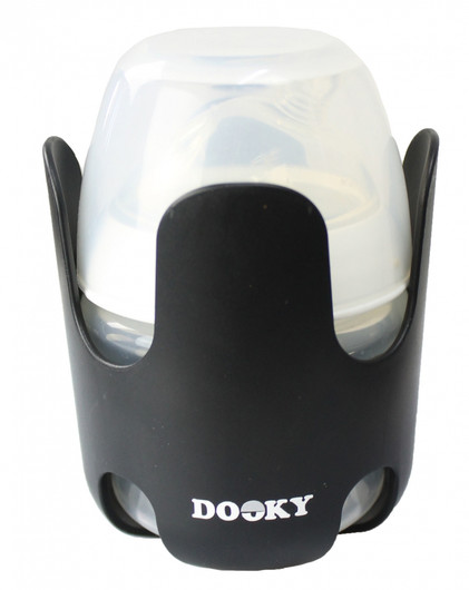 Dooky -mukiteline / juomateline, musta