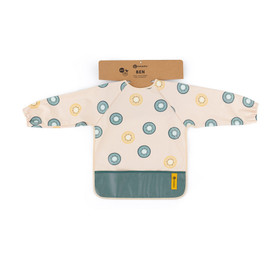 Petite&Mars -hihallinen essu, ruokalappu, Green Kiwi + smoothiepussit