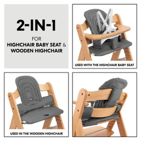 Syöttötuolin istuinpehmuste -2in1 for Baby Seat / Hauck Alpha / Arketa
