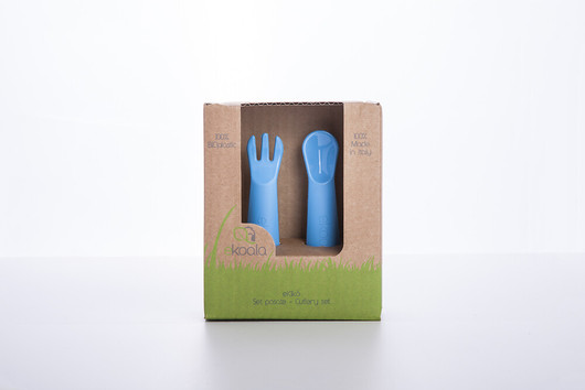 eKoala -aterimet, sininen