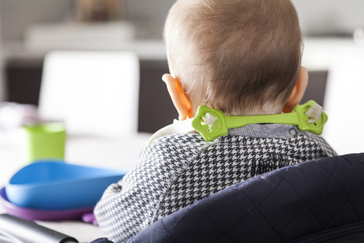 eKoala -ruokalappu/harso, cashmere + pidike, vihreä