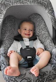 Dooky - universaali haarapehmuste sekä olkapehmusteet, musta