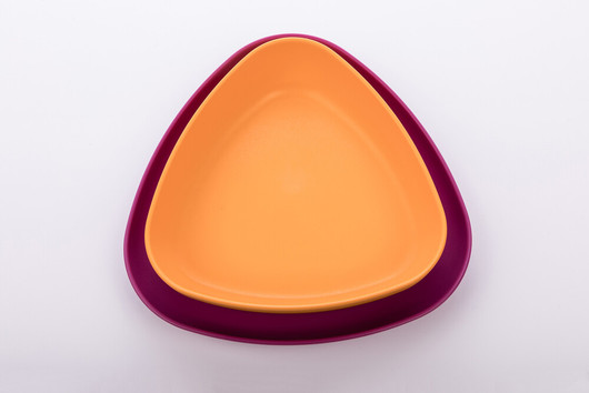 eKoala -kulhot, 2 kpl, oranssi/violetti