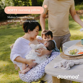 Imetystyyny, Doomoo Softy, 150cm, Leopard Cream