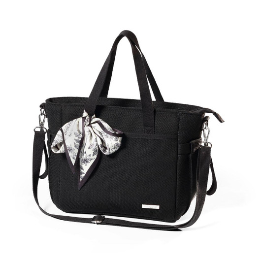 Hoitolaukku, Carmen, musta + hoitoalusta