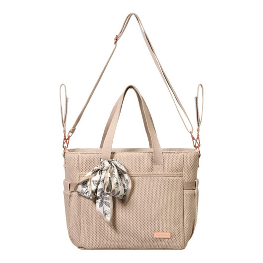 Hoitolaukku, Carmen, beige + hoitoalusta