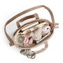 Hoitolaukku, Carmen, beige + hoitoalusta