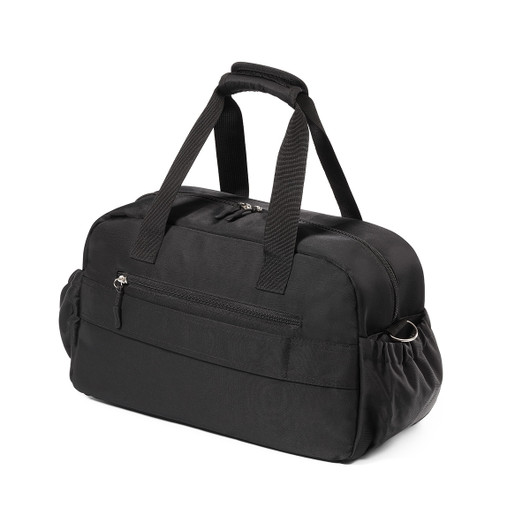 Hoitolaukku, Travel Bag, musta + pyyhe