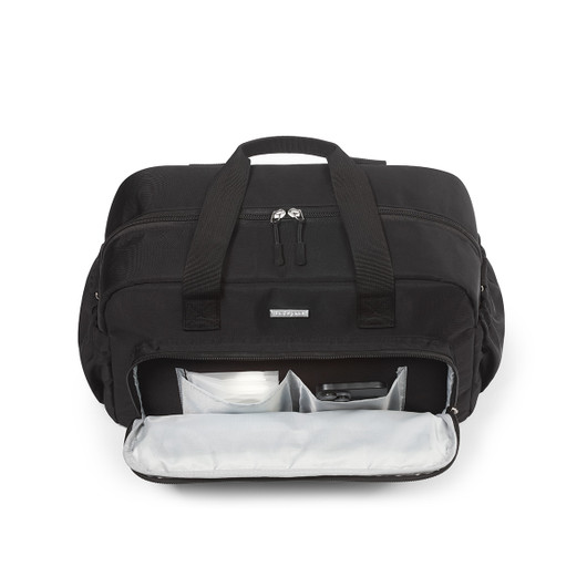 Hoitolaukku, Travel Bag, musta + pyyhe