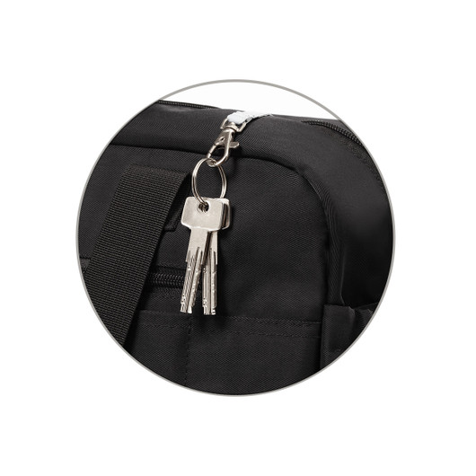 Hoitolaukku, Travel Bag, musta + pyyhe