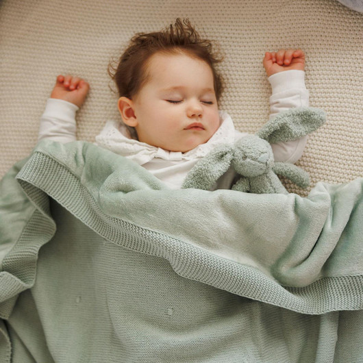 Vauvan pehmeä puuvilla-karvapeite, roosa, 100x75cm