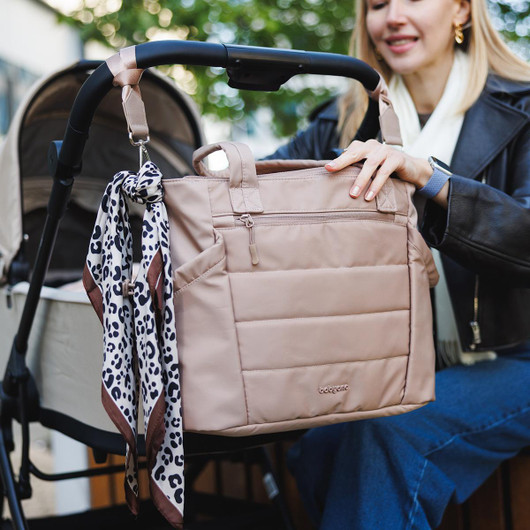 Hoitolaukku, Cami, beige + hoitoalusta