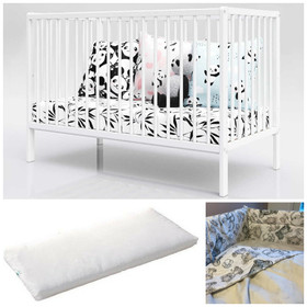 Pinnasänkysetti, Dominik -sängyllä, valkoinen