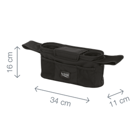 Kassi rattaisiin, Organizer by Britax Römer, normaali musta