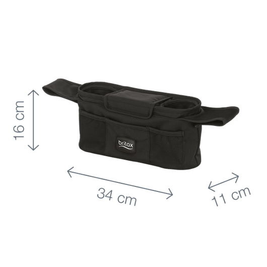 Kassi rattaisiin, Organizer by Britax Römer, normaali musta