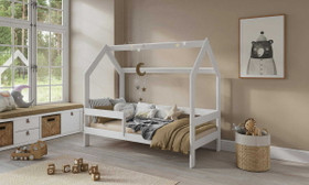 Talosänky, valkoinen, House Dome, 160 x 80cm