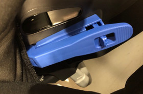 Sininen vyökiinnike, 2 kpl, Max-Way, Multi-Tech, Hi-Way -istuimiin