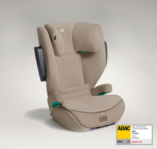 Joie I-Traver -turvavyöistuin, 100-150cm, i-Size, isofix, Sandstone