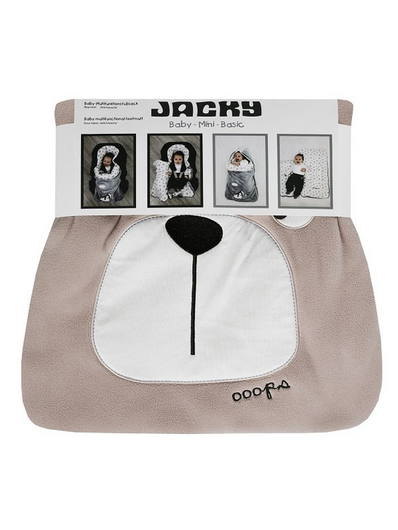 Jacky Baby, monitoiminen kaukalolämpöpussi, 2in1, Biker Boy ruskea