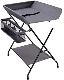 Kasaantaittuva hoitopöytä, Basson Changer, harmaa