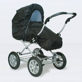 Kuomuratas / yhdistelmävaunun sadesuoja, musta, Pikku Piia