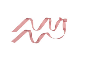 Klione - kastenauha rusetilla - lohenpunainen