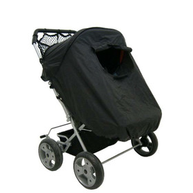 Ora Tupla-Malla -tuplarattaan sadesuoja, musta