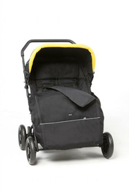 Ora Tupla-Malla -tuplarattaan jalkapeite, musta