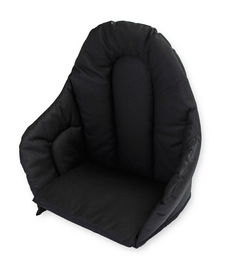 Syöttötuolin istuinpehmuste, Musta, Anne & Mikael