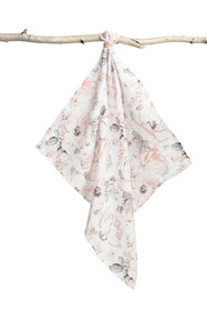 Kuvioidut harsot, 70x80, LUX - Pioni, valkoinen pohja