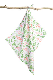 Kuvioidut harsot, 70x80, LUX - Pinkit flamingot