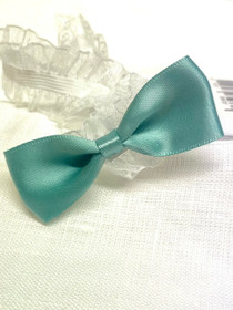 Kastepanta rusetilla, vedenvihreä