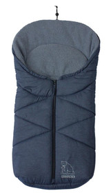 Kaukalolämpöpussi, dark blue melange, Eisbärchen