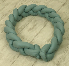 Reunapehmuste Eimi, Letti - yksivärinen salvia, 210cm