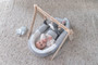 Vauvapesä, unipesä, babynest Doomoo Cocoon, Classic Grey