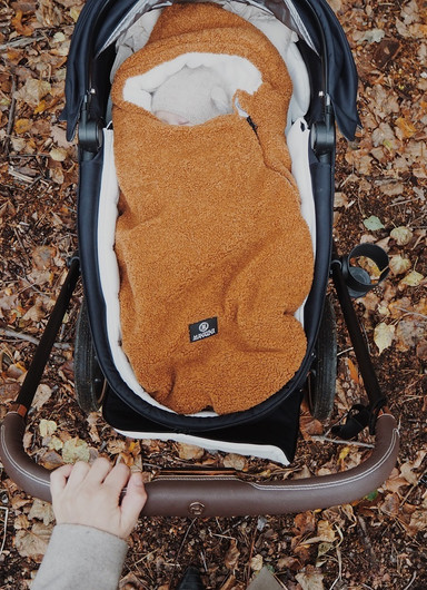 Makaszka Teddy Bear -lämpöpussi vaunu/kaukalo, Coconut, 0kk - 85cm