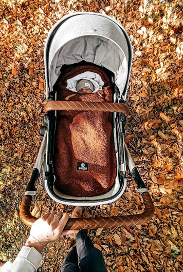 Makaszka Teddy Bear -lämpöpussi vaunu/kaukalo, Coconut, 0kk - 85cm