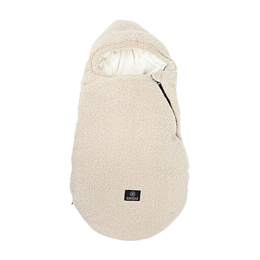 Makaszka Teddy Bear -lämpöpussi vaunu/kaukalo, Soft Ivory, 0kk - 85cm
