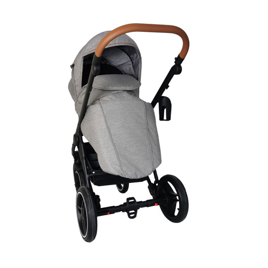 Ozzi -yhdistelmävaunut, Light Grey Melange / Black