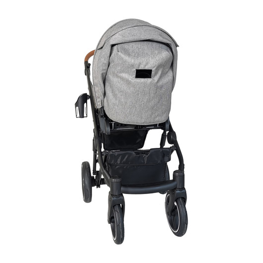 Ozzi -yhdistelmävaunut, Light Grey Melange / Black