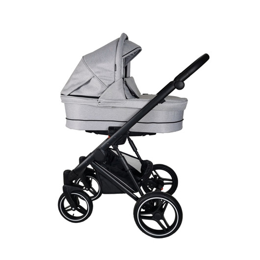 Ozzi -yhdistelmävaunut, Light Grey Melange / Black
