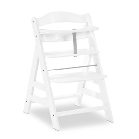 Hauck Alpha+ -syöttötuoli, valkoinen