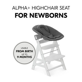Hauck Alpha+ -syöttötuolisetti Premium; syöttötuoli ja babysitter