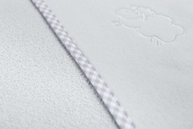 Huppupyyhe, harmaa, Sensillo, 80x80cm